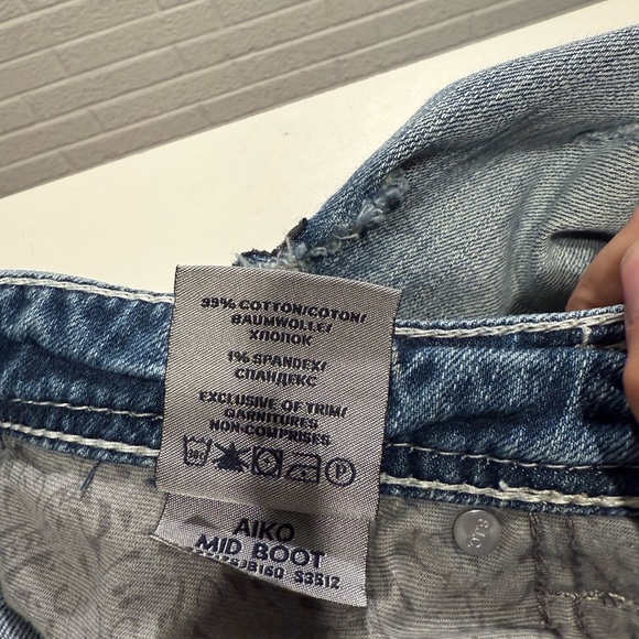 Silver Jeans Blue Flare Wide Leg Denim - Picture 6 of 6